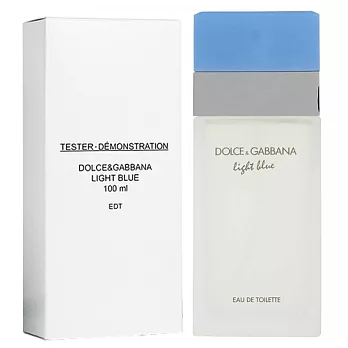 【D&G】淺藍女性淡香水 100ml (Tester)