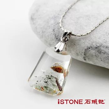 石頭記 綠幽靈水晶項鍊-招財好運6.2g