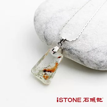 石頭記 綠幽靈水晶項鍊-招財好運6.4g