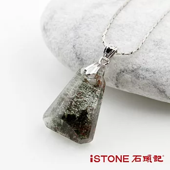 石頭記 綠幽靈水晶項鍊-招財好運6.9g