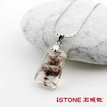 石頭記 綠幽靈水晶項鍊-招財好運7g