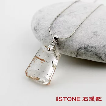 石頭記 綠幽靈水晶項鍊-招財好運8.1g b