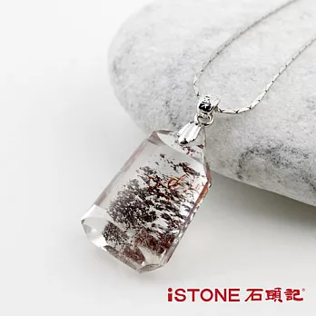石頭記 綠幽靈水晶項鍊-招財進寶10.4g