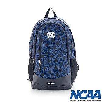 NCAA - 狠MAN三層後背包北卡LOGO大容量後背包 - 錯格藍