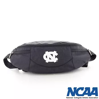 NCAA - 運動小腰包 三角眼北卡LOGO隨身萬用小腰包 - 簡約黑