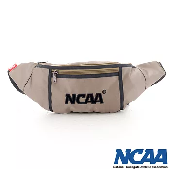 NCAA - 宅生運動小腰包 絨毛LOGO 隨身萬用小腰包- 絨字米