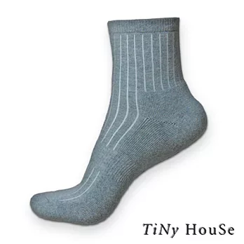 TiNyHouSe 舒適襪 厚底運動襪 休閒運動襪2雙入(尺碼L淺灰色)