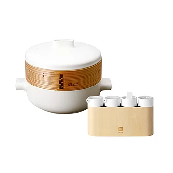 [JIA Inc.]蒸鍋蒸籠&中式調味罐好禮組