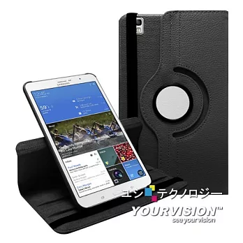 Samsung GALAXY TabPRO 8.4吋 T320 T325 可旋轉多功能皮套_黑