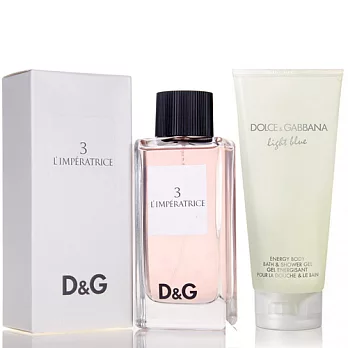 【D&G】卓絕群倫女性淡香水 100ml (贈淺藍中性沐浴膠200ml)
