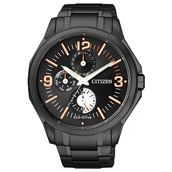 CITIZEN 奢華旗艦型男風靡個性限量腕錶-黑-AP4005-54E
