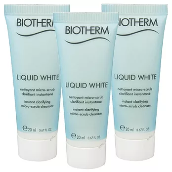 BIOTHERM碧兒泉 極光綻白潔顏膠(20ml)*3