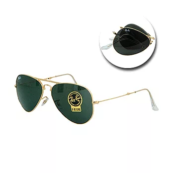 Ray Ban 折疊式太陽眼鏡# (金框)RB-3479-001