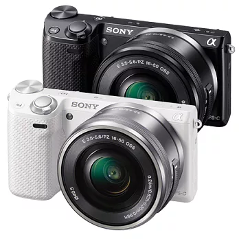 SONY NEX-5T附16-50mm 變焦鏡組*(中文平輸) - 加送相機清潔組+硬式保護貼黑色