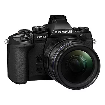 OLYMPUS E-M1+12-40mm變焦鏡頭(公司貨)+SD32G+專用電池+專用座充+大吹球清潔組+專用拭鏡筆+原廠包+HDMI+UV