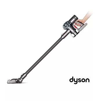 【dyson福利品】DC62 雙層氣旋無線手持吸塵器(霧灰色)