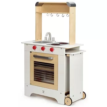 德國Hape愛傑卡 廚房系列-移動式點餐廚具台