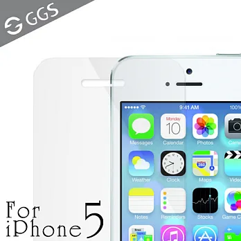 GGS iPhone5/5S/5C金鋼防爆透明玻璃靜電吸附保護貼