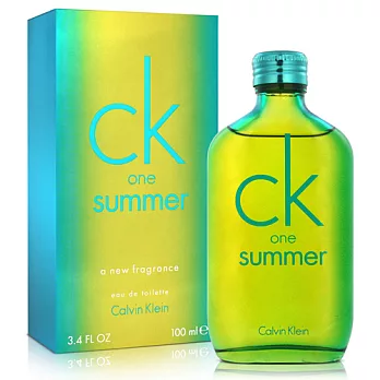 CK one summer中性淡香水-2014夏日限量版(100ml)-香水攜帶式填充瓶-隨機款