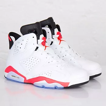 Nike Air Jordan 6代 喬丹 infrared 384664-123 藍球鞋 運動鞋9白紅