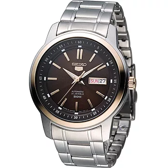 SEIKO 精工5號鋼鐵英雄機械腕錶 7S26-03Z0C SNKM90J1