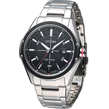 CITIZEN 光動能男用石英腕錶 BM6890-50E