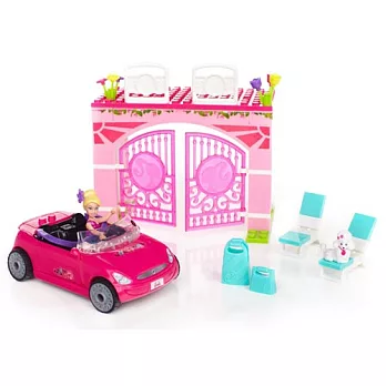 【MEGA BLOKS】芭比敞篷車組