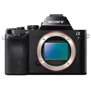 SONY A7 單機身全片幅無反數位單眼*(中文平輸)-送副廠鋰電池+相機清潔組+高透光保護貼黑色