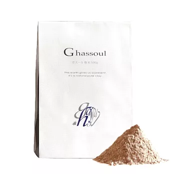 GHASSOUL 摩洛哥天然火岩泥粘土面膜 500G (粉狀)