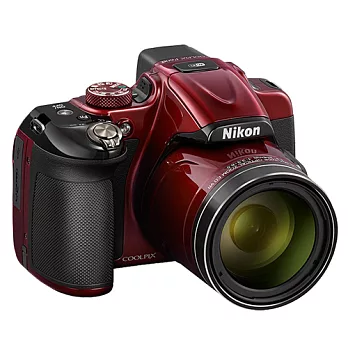 Nikon P600 60倍望遠旗艦數位相機*(中文平輸) - 加送SD32G+防潑水相機包+相機清潔組+硬式保護貼紅色