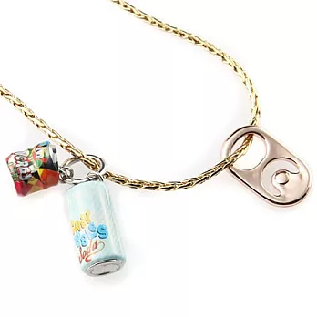 【DISNEY COUTURE】美國前衛設計師 DRx 聯名系列~米奇蘇打罐瓶蓋金&玫瑰金雙色長項鍊