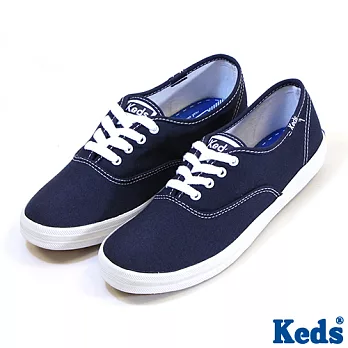 【KEDS】素面休閒帆布鞋(WF34200)6深海藍