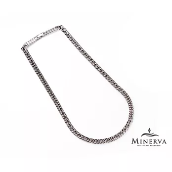 MINERVA《羅馬復刻》鈦鍺項鍊 (4錠金屬鍺)46銀色