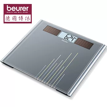 【 beurer德國博依】環保太陽能玻璃體重計GS380