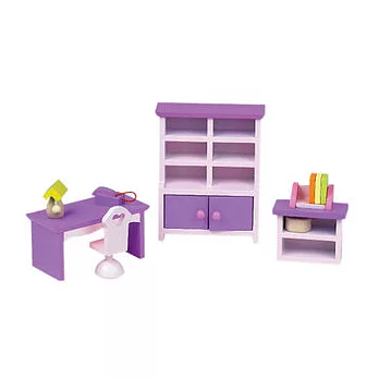 德國【classic world】經典木玩客來喜-紫色迷你家具