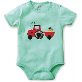 多款繡花純棉男女生包屁衣/哈衣 三角包屁衣 連身衣(薄荷綠色車車)12M薄荷綠色車車