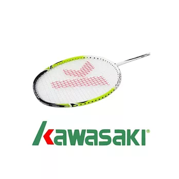 KAWASAKI Power Plus 43 高強度碳纖奈米專業羽球拍-綠