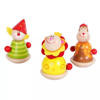 【Classic world 】德國經典木玩-客來喜木製扭轉配對積木(3隻入)