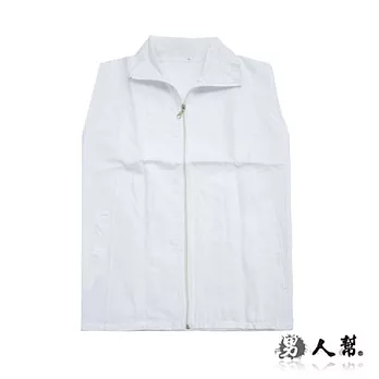【男人幫Man’s Shop】 ＊W0107＊防風防水多彩潮流【彩色款街頭風衣背心】白色 2S號