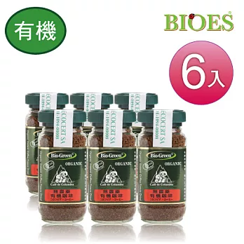 囍瑞 BIO－GREEN 阿拉比卡即溶有機咖啡 －100g（6入）