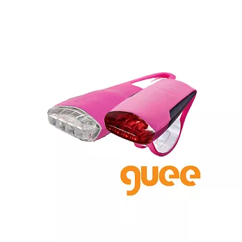 GUEE TADPOLE 4 LED USB 智能蝌蚪燈前後燈組-粉紅色