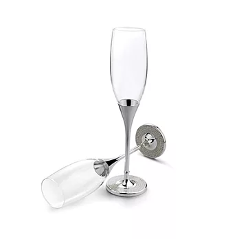 [ZILVERSTAD]香檳水晶杯(閃耀款) 一組兩入