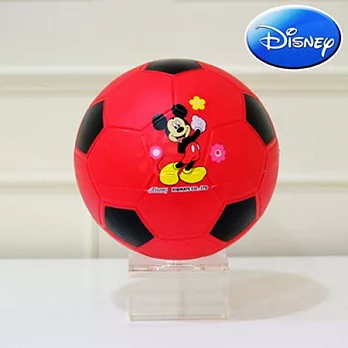 【Disney 正版授權】6吋 兒童足球-紅黑紅黑