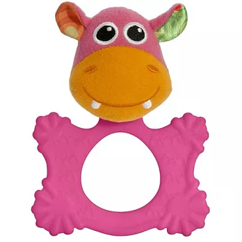 Lamaze拉梅茲嬰幼兒玩具 小河馬固齒器