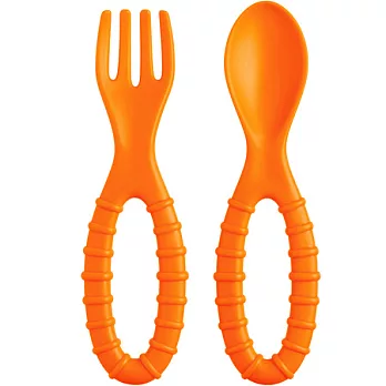 《MASTRAD》幼兒學習叉匙組(橘)