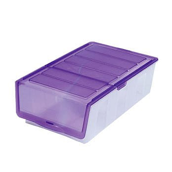 《鞋之家》超實用鞋盒（紫）(3入/組)