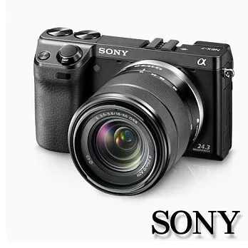 SONY NEX-7附18-55mm+55-210mm 雙鏡組(中文平輸) - 加送SD32G+副廠鋰電池+防潑水相機包+外出型腳架+多用途讀卡機+相機清潔組+硬式保護貼黑色