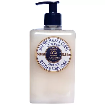 LOCCITANE 乳油木保濕沐浴潔手乳 (500ml)加送肩背包一個