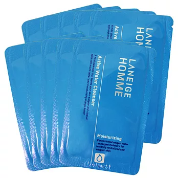 LANEIGE 蘭芝 活力水氧潔面乳(4ML)X10入