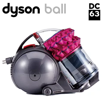 Dyson DC63 turbinerhead 雙層氣旋圓筒式吸塵器 桃紅款